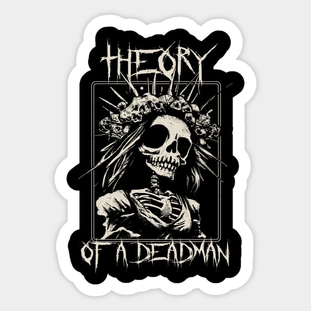 theory bride skeleton Sticker by hex pixel